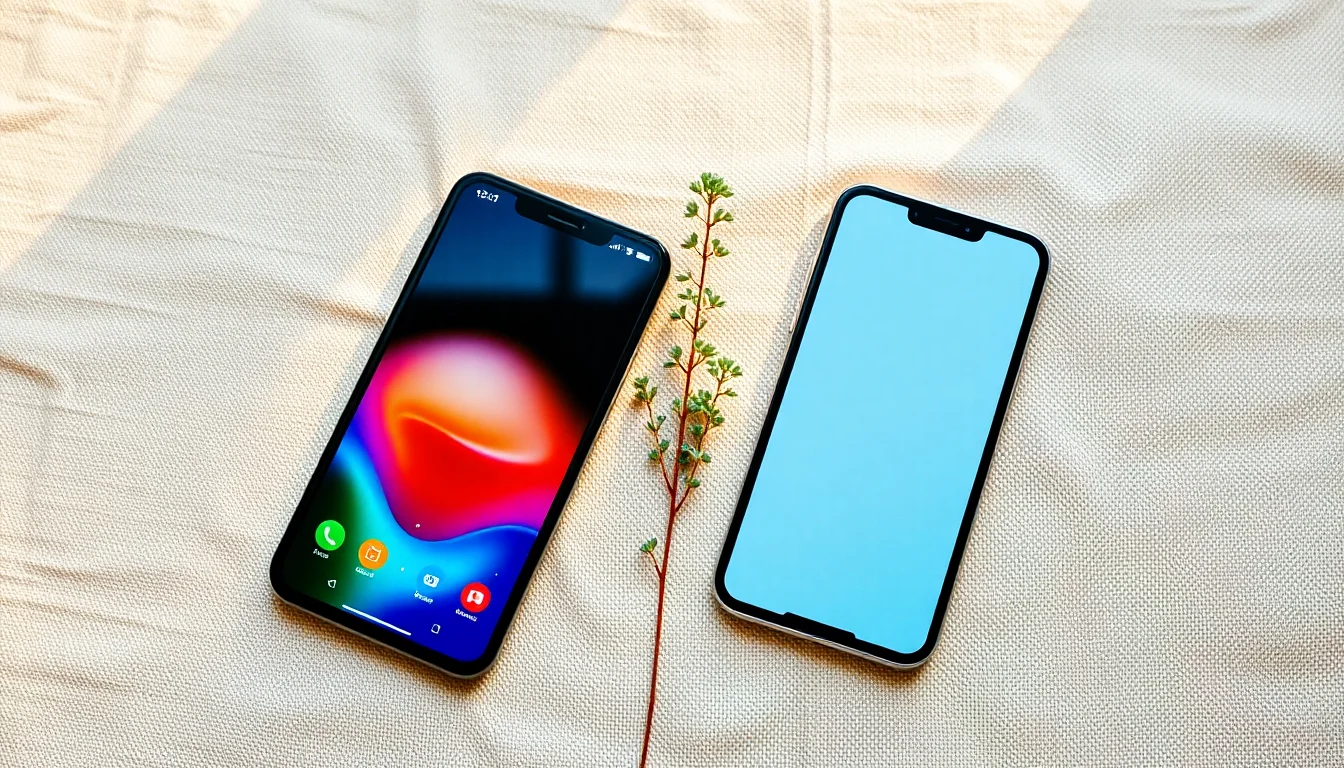 affordable Android smartphone on kitchen counter, natural light